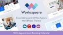 Worksquare - 协同办公空间企业合租WordPress主题