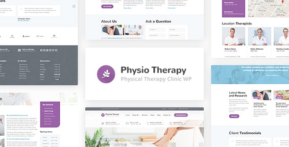 Physio - 理疗康复医疗诊所网站WordPress主题