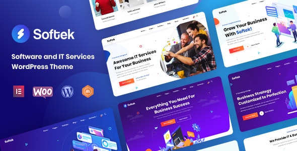 Softek - Software & IT Solutions WordPress Theme