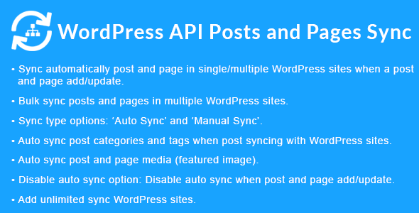 WordPress API Posts and Pages Sync with Multiple WordPress Sites - 多站点文章同步插件