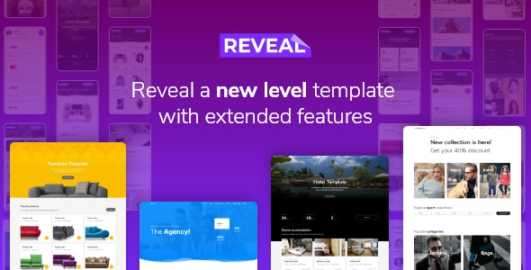 Reveal - 多用途电子商务在线商店HTML模板