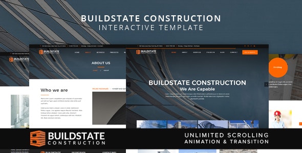 Buildstate - 建筑公司施工单位网站HTML5模板