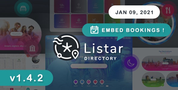 Listar - 响应式本地商家目录网站WordPress模板