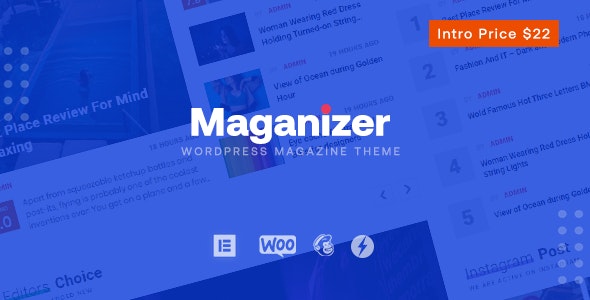 Maganizer - 现代时尚新闻杂志博客模板WordPress主题