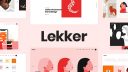 Lekker - 创意灵感作品展示网站模板WordPress主题