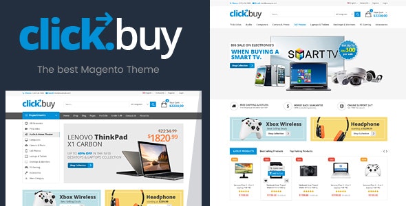 ClickBuy - 响应式电子数码产品商店 Magento2 模板