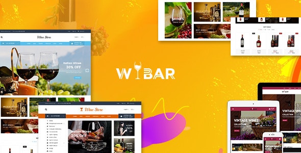 Wibar - 葡萄酒庄红酒WordPress主题