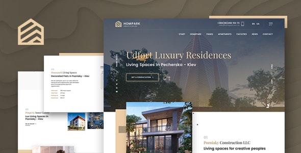 Hompark - Real Estate & Luxury Homes Theme