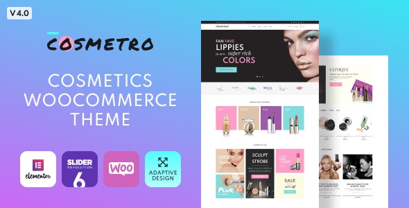 Cosmetro - 化妆品美容护肤用品商店WooCommerce主题