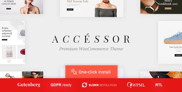 Accessories Shop - 网上在线购物商城WooCommerce主题