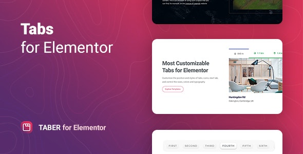 Taber – Tabs for Elementor 选项卡手风琴折叠菜单插件