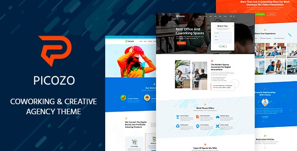 Picozo- Coworking and Office Space WordPress Theme