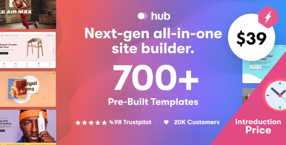  Hub - Responsive multi-purpose website template WordPress Chinese theme