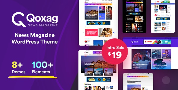 Qoxag - WordPress News Magazine Theme