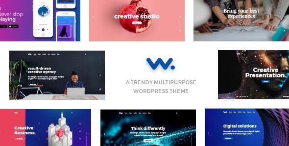 Wilson - 创意多用途企业网站WordPress模板