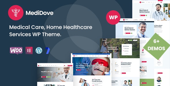 MediDove - Medical Care, Home Healthcare Service WP Theme + RTL