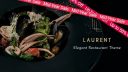 Laurent - 优雅简约餐厅美食WordPress网站主题