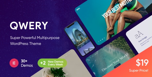 Qwery - Multi-Purpose Business WordPress Theme + RTL