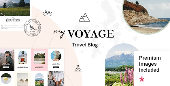 MyVoyage - 旅行博客日志网站模板WordPress主题