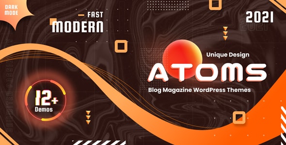 Atoms - 新闻资讯杂志博客网站WordPress主题