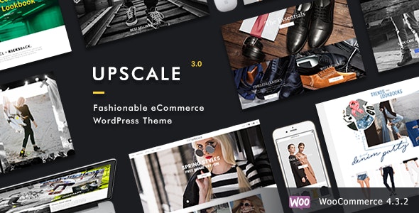 Upscale - 响应式服饰商店网站WordPress模板
