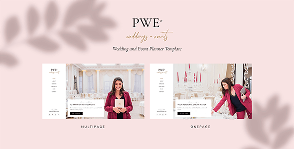 PWE - 婚庆公司婚礼活动策划网站WordPress模板