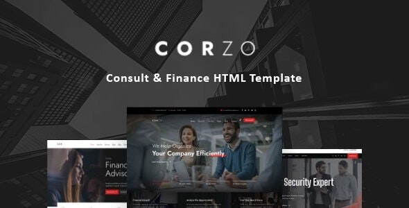 Corzo - 企业商务金融理财网站HTML模板