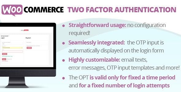 WooCommerce Two Factor Authentication - 双重身份验证插件