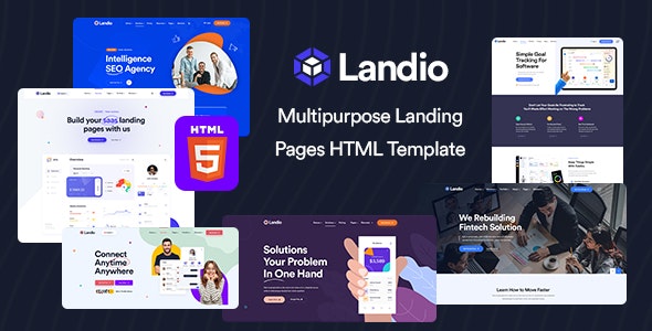 Landio - 多用途企业网站着陆页HTML模板