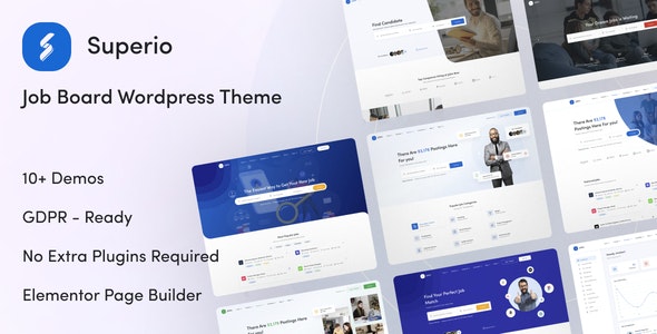 Superio - Job Board WordPress Theme