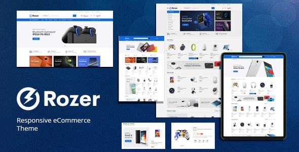  Rozer - OpenCart template for multi color electronic digital product store