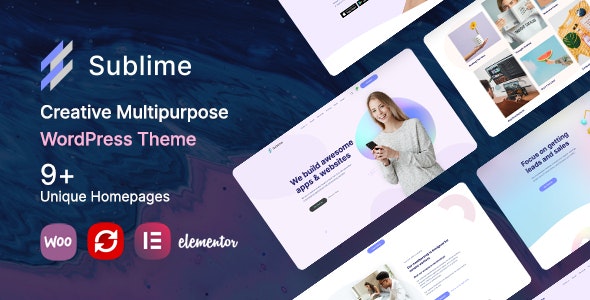 Sublime - Creative Multipurpose WordPress Theme