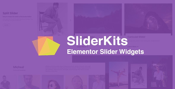 SliderKits - Elementor 高级滑块幻灯片轮播小工具插件
