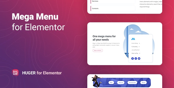 Huger - Mega Menu for Elementor