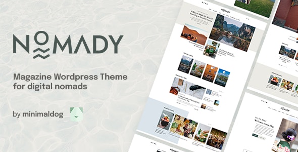 Nomady - 新闻杂志博客资讯网站WordPress模板