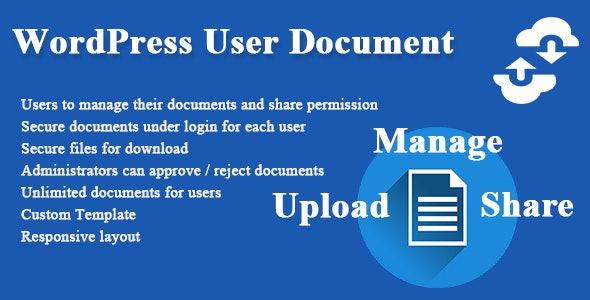 WordPress User Document - 用户轻松管理文档插件