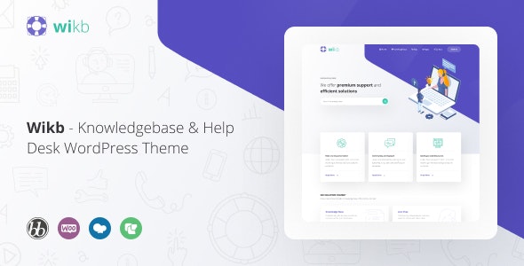 Wikb - Knowledgebase & Help Desk WP Theme