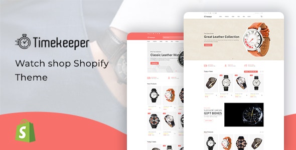 Timekeeper - 奢侈品手表珠宝商店Shopify网站模板