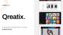 Qreatix – 交互式作品展示网站模板WordPress主题