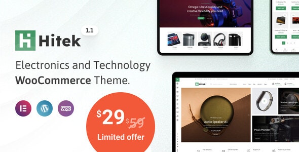 Hitek - Electronics Store WooCommerce Theme