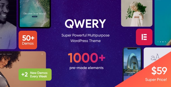 Qwery - 多用途企业商务网站模板WordPress汉化主题