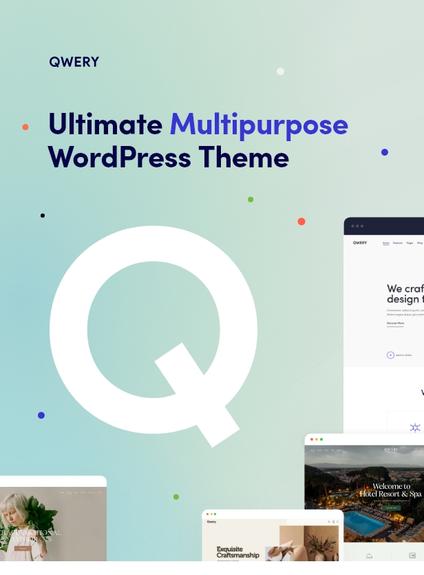 Qwery - 多用途企业商务网站模板WordPress汉化主题
