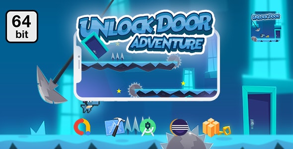 Unlock Doors Adventure 64 bit - Android IOS With Admob 冒险解锁闯关游戏