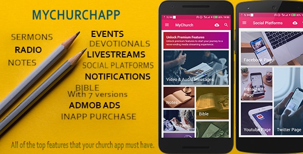 My Church App - connect your church to a mobile world 教堂应用程序