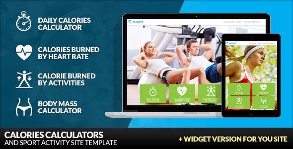 Activity - 体育锻炼健身房减肥网站HTML5模板