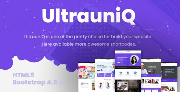 Ultrauniq - 多用途企业网站HTML5响应式模板