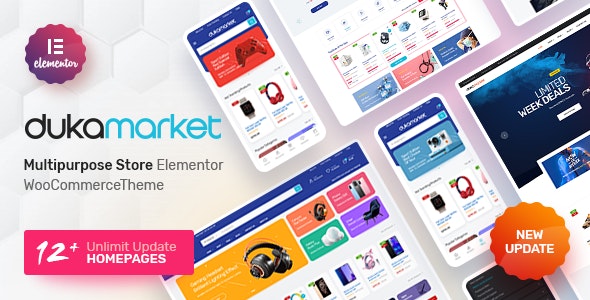 DukaMarket - 多用途企业商店模板WordPress主题
