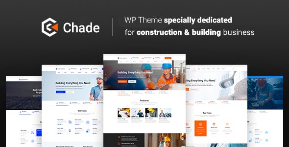 Chade - 建筑公司装修安装公司网站WordPress主题