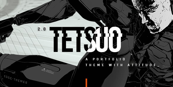 Tetsuo - 创意产品展示网站WordPress模板