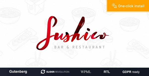 Sushico - 寿司亚洲美食餐厅网站WordPress主题